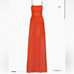 VERA WANG BRIDESMAID DRESS tangerine